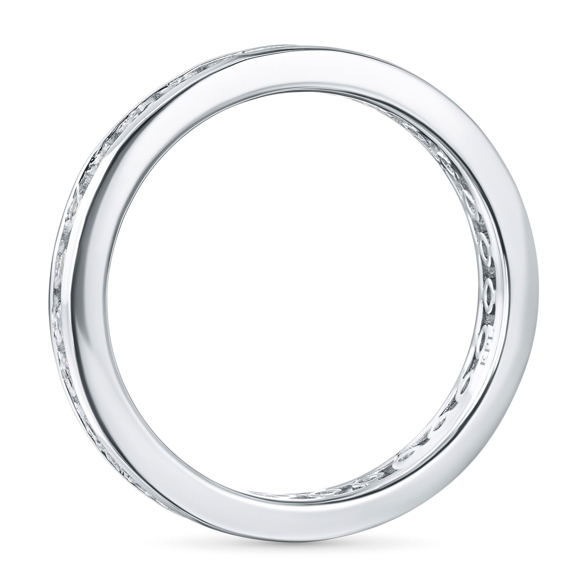 Sterling Silver Ring with Lab-Created Diamonds