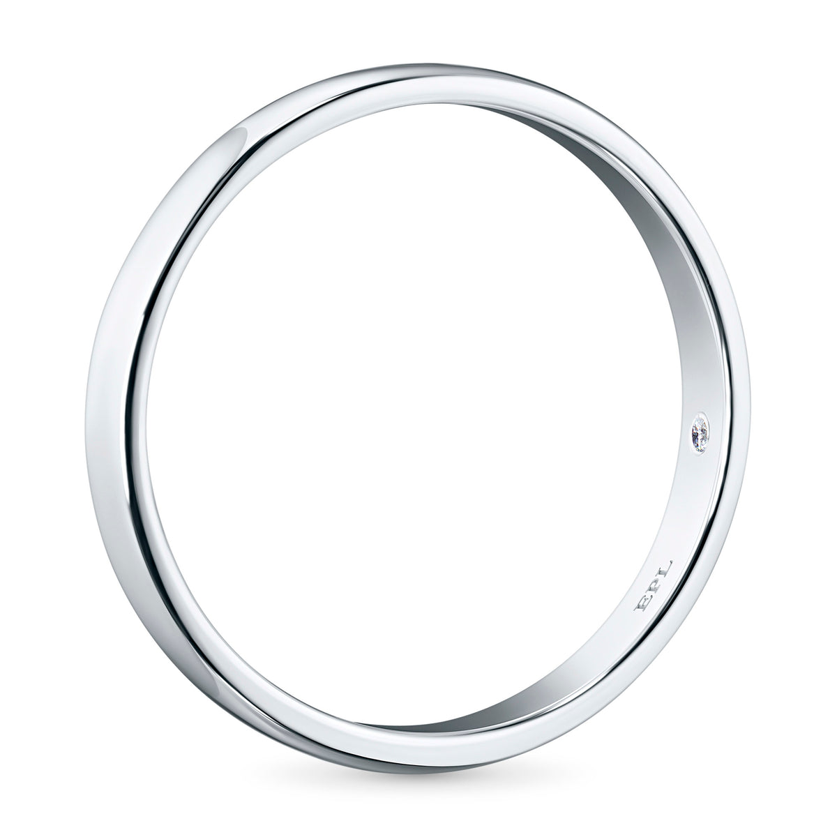 Sterling Silver Ring with Lab-Created Diamonds